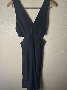 Abito Club Monaco collo a V lato nero taglia small - Foto 1 di 8