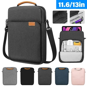 For iPad Galaxy Tab 9-11/13.3 inch Tablet Carry Case Pouch Shoulder Bag Handbag - Picture 1 of 13