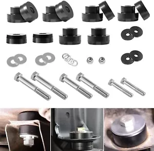 134-10005 Billet Aluminum Body Mount Bushings for 1968-1981 Camaro Nova Chevy II - Picture 1 of 12