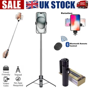 Selfie Stick Bluetooth Remote Phone Holder Tripod Stand For iPhone Universal - Picture 1 of 14