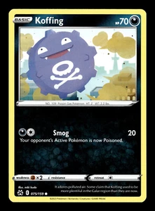 Pokemon TCG: Crown Zenith Trading Card - Koffing - 075/159 - Picture 1 of 2
