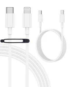 Apple USB-C to Lightning Cable - White, 2m - Photo 1 sur 5