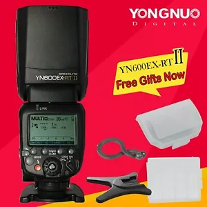 YONGNUO YN600EX-RT II Wireless HSS Master Flash Speedlite for Canon Camera kit - Picture 1 of 12