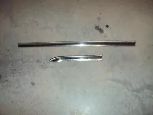 1960 CHEVROLET BISCAYNE / IMPALA 4-DOOR LH DOOR STAINLESS MOLDINGS TRIM - Picture 1 of 3