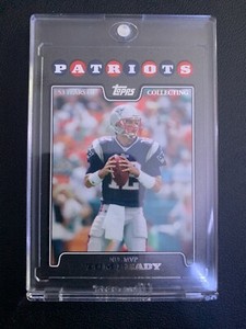 2008-09 Topps Black Tom Brady #328 Rare One Of One 1 Of 1 Serial Numbered 1 /53