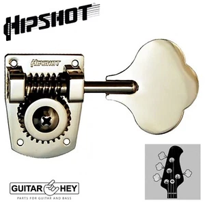 NEW Hipshot HB7 Bass Tuning Keys L3+R1 Tuners Set 27:1 Gear Ratio 3x1 - NICKEL - Picture 1 of 5