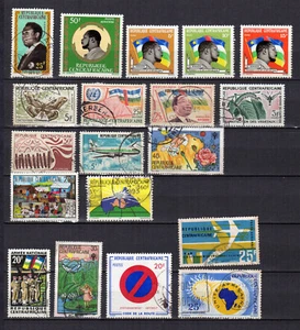 République Centrafricaine un lot de 18 timbres /TE4869 - Picture 1 of 1