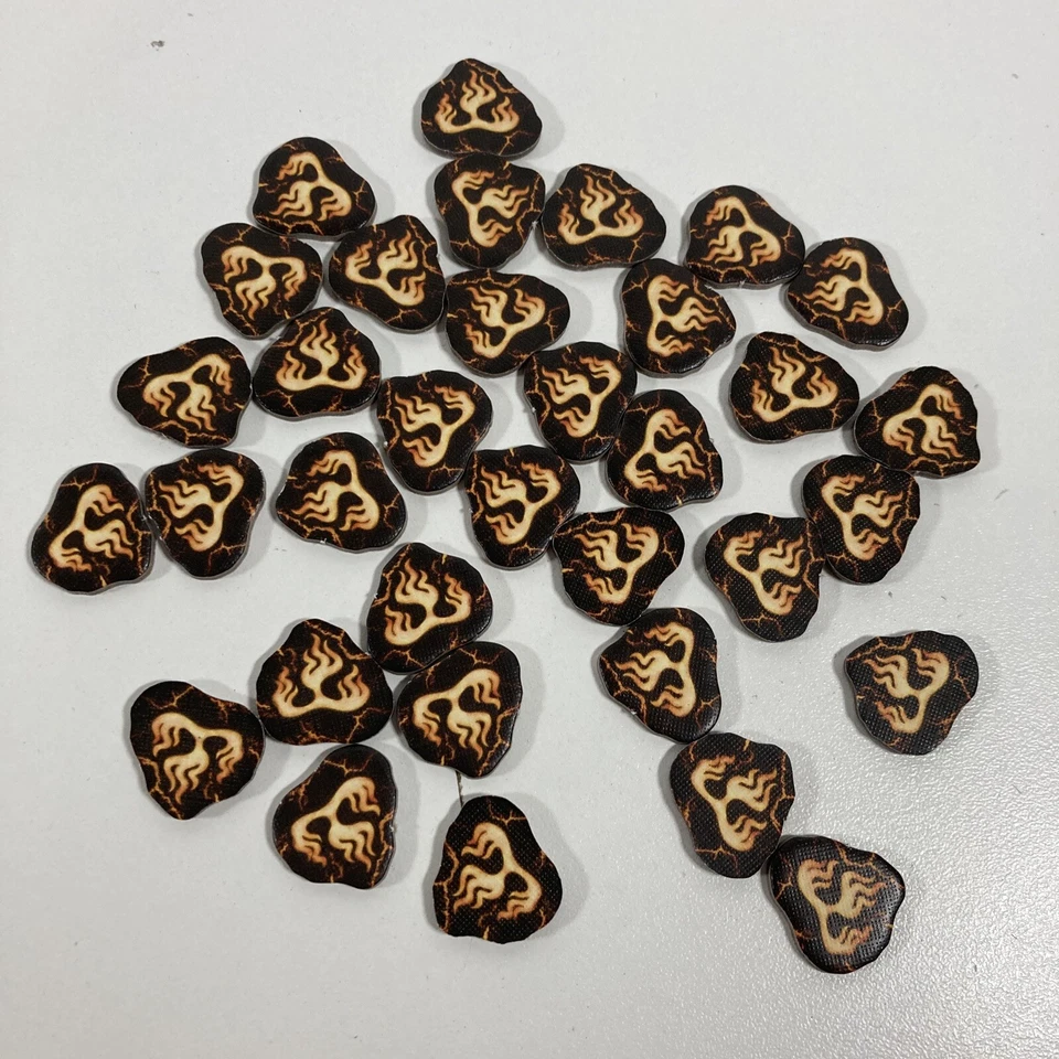 Talisman 4th Edition The Firelands Expansion OEM Replacement 34 Fireland Tokens - Image 1 of 1