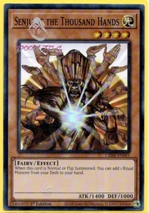 Yugioh! Senju de las Mil Manos CRBR-EN041 (SR) 1ª Edición "Apoyo Ritual" - Imagen 1 de 1