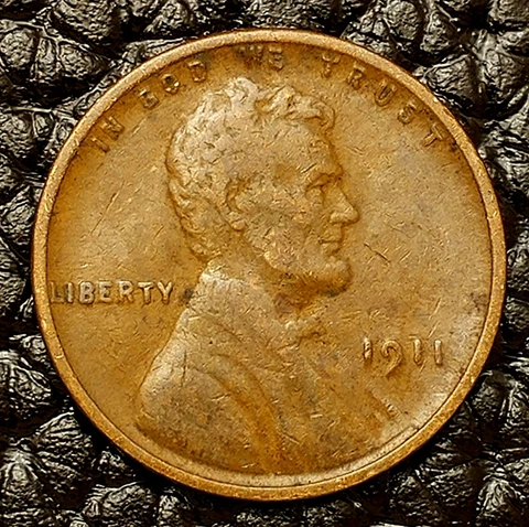 1911-P Lincoln Wheat Cent ~ FINE (F / FN) Condition ~ $20 ORDERS SHIP FREE! Cover