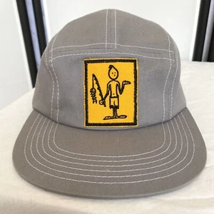 decky gray hat Confused bone fish angler fishing for luck Cap One Size Fits Most - Picture 1 of 9