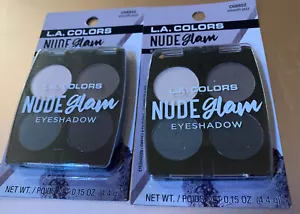 L.A Colors Nude Glam Eyeshadows C68457 Smooth Jazz Lot Of 2 in Box - Picture 1 of 3