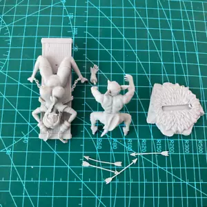 1/24 Resin Figure Imprison girl and Goblin nsfw Model Kit Unassembled Unpainted - Picture 1 of 5