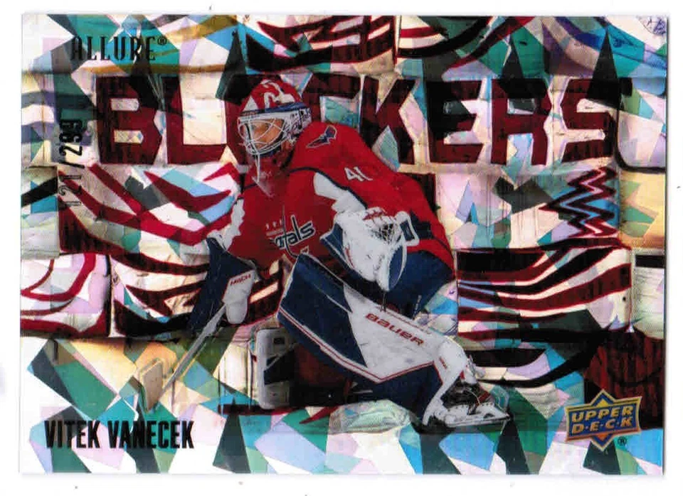 22/23 2022 UPPER DECK ALLURE VITEK VANECEK BL-23 BLOCKERS RED /299 WASHINGTON - Image 1 of 1