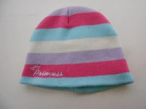 Disney Princess Girls Pink Blue White Lilac Small Winter Hat - Picture 1 of 3