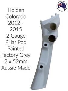 2 Gauge Pillar pod suit RG Colorado Series 1 Painted Grey 2012 - 2015 52mm - Picture 1 of 2