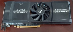 EVGA NVIDIA GeForce GTX 590 (03G-P3-1598-AR) 3 GB GDDR5 SDRAM PCI Express x16... - Picture 1 of 3