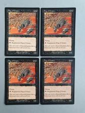 Fog of Gnats x4 Playset, MTG Urza's Legacy (1999) Common Black Creature NM