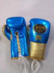 No Boxing No Life Canelo Edition Boxing Gloves Sparring Gloves ,Cowhide Leather - Picture 1 of 6