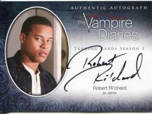 Vampire Diaries Season 3 Autograph Card A21 Robert Richard as Jamie
