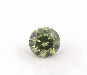 Chameleon Diamind - Real 0.22ct Natural Loose Fancy Green SI1 Diamond GIA Round - Picture 1 of 5