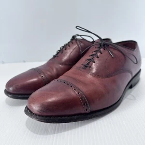 Allen Edmonds Men’s Byron Brown Size 9.5 D Cap Toe Dress Shoes - Picture 1 of 12