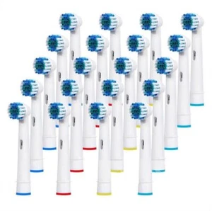20 Electric Toothbrush Heads Oral B Compatible Replacement Brush Precision Clean - Picture 1 of 5