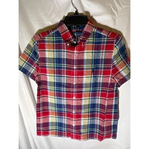 Polo Ralph Lauren 40/1 Madras Popeline bambino piumino di cotone, taglia L, nuova con etichetta - Foto 1 di 4