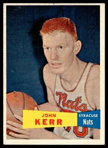 1957-58 Topps #32 John Kerr Rookie Card NM c12 - Picture 1 of 2
