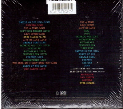 Ed Sheeran +-=÷× Tour Collection Live 2-disc CD NEW cardboad slipcase - image 1 of 2