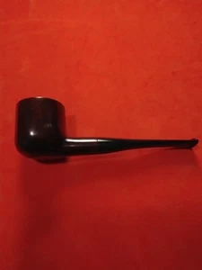 Pipa estilo POT mediana sin estampar BRIAR sin fumar. Vástago redondo nogal oscuro.  - Imagen 1 de 11