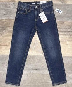 OLD NAVY Karate Slim Tapered Jeans Youth/Boys 7 Adjustable Medium Wash Denim NWT - Picture 1 of 16