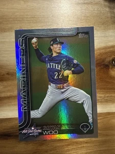 2025 Topps Update Rainbow Foil ASG-34 Bryan Woo, Seattle Mariners - Bild 1 von 2