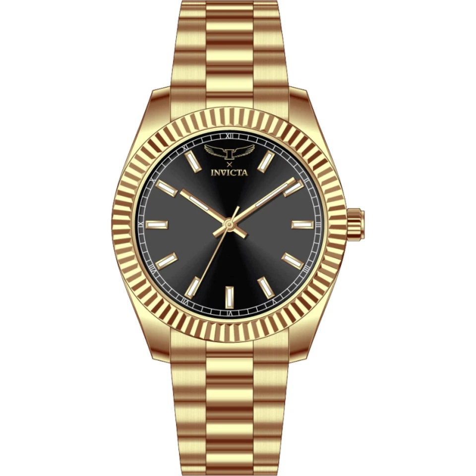 Invicta Men's Watch Specialty I by Invicta Quartz Black Dial Bracelet 69006