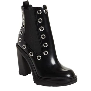 Stivali donna Alexander McQueen con tacco nero impreziosito passante battistrada misura 39,5  - Foto 1 di 17