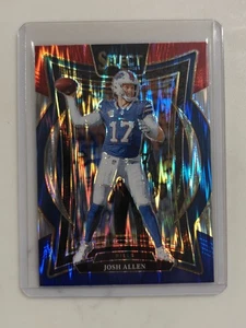 Panini Select 2024 - Concourse Josh Allen #34 rojo y azul Shock Prizm - Imagen 1 de 2