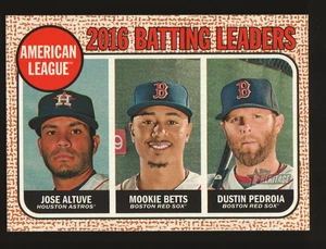 2017 Topps Heritage #2 - 2016 A.L. Batting Leaders  17-1155 - Picture 1 of 2