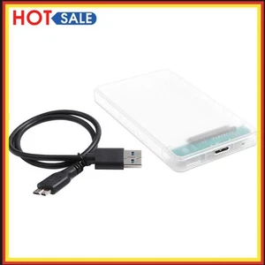 Boîtier disque dur 2,5 pouces SATA III vers USB 3.0 ordinateur portable disque dur SSD boîte externe - Photo 1/10