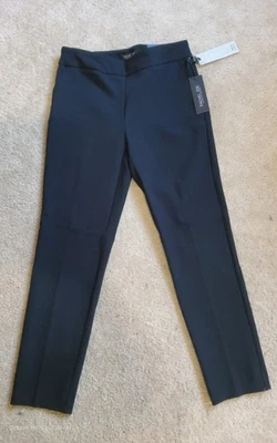 Rachel Zoe Midnight Black Pullon Slim Leg Pants Sz 8 - Image 1 of 4