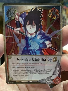 Naruto CCG "Sasuke Uchiha" Foil SJC Ninja Promo Card (PR-088) Bandai America - Picture 1 of 2