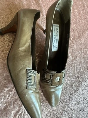 Balenciaga Paris El Corte Ingles Brown Women’s Heels Size 38 Euro 7.5 US. VTG - Image 1 of 4