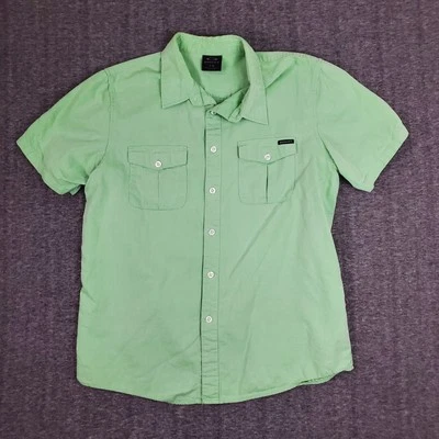 Camisa Oakley Safari Para Hombre Talla L Verde Manga Corta Bolsillos Gorpcore Minimalista  Foto 1 de 4