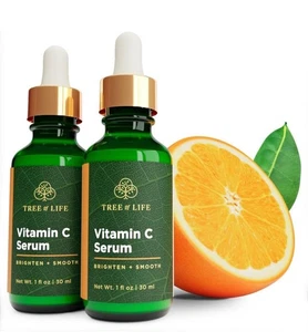 Tree of Life Beauty Vitamin C Skin Care Set Skin Brightening Face Oil 2 Pk - Picture 1 of 5