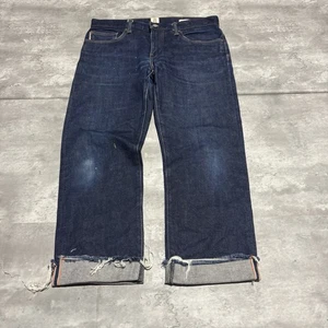 Hiroshi Kato Jeans Men's TAG 33 Blue Actual 34x28 Selvedge Straight Leg USA * - Picture 1 of 17