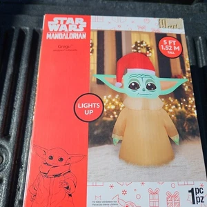  Star Wars Mandalorian GROGU The Child 5ft Christmas Inflatable Airblown  - Picture 1 of 5
