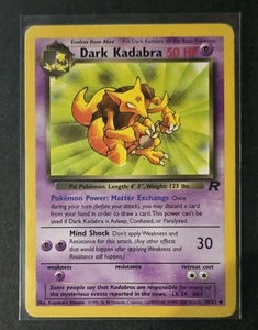 Pokemon Team Rocket Dark Kadabra Uncommon 39/82 MP - Picture 1 of 2