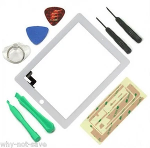 white Touch Screen Glass screen Digitizer Replacement for ipad 2 2nd a1395 A1397 - Picture 1 of 3