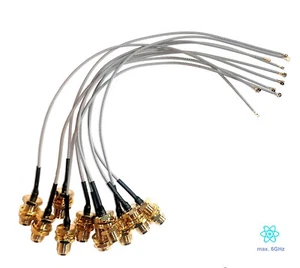 10pcs 15cm SMA-K(Female) to I.PX4 coaixal RF1.13/0.81 50Ω e.g. WLAN application - Bild 1 von 5