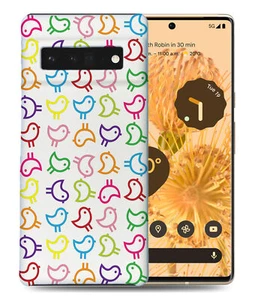 CASE COVER FOR GOOGLE PIXEL|RAINBOW BIRD ANIMAL PATTERN #1 - Picture 1 of 11