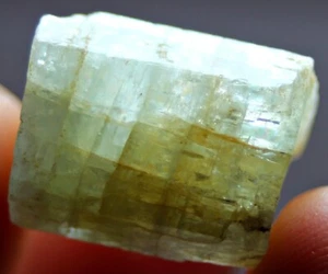 27.0 CT Blue Aquamarine Terminated Naturual Crystal, Shigar Pakistan - Picture 1 of 10